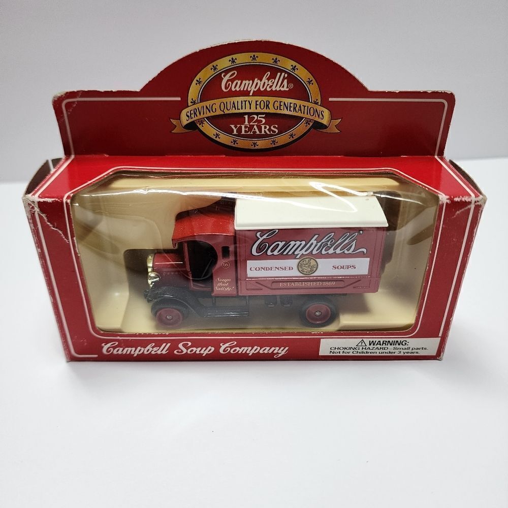 Vintage 1995 125th Anniversary Campbells Soup Company Diecast Delivery Truck